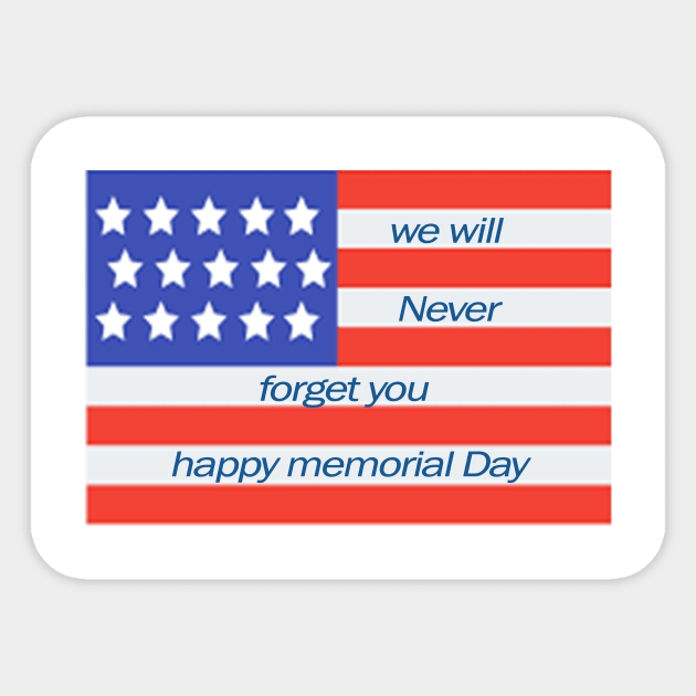 memorial day Sticker by mohamedmalaga